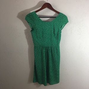 Green American Eagle Polka Dot Dress-Size 0